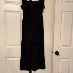Madewell- Elegant Black Jumpsuit, tie back